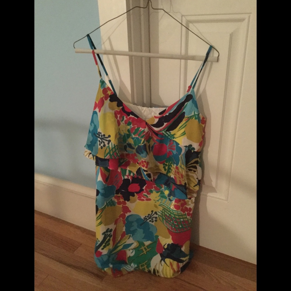 Summery floral JCrew dress